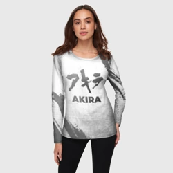 Женский лонгслив 3D Akira - white gradient - фото 2