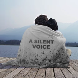 Плед 3D A Silent Voice - white gradient посередине - фото 2