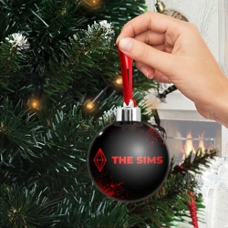 Ёлочный шар The Sims - red gradient по-горизонтали - фото 2