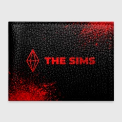 Обложка для студенческого билета The Sims - red gradient по-горизонтали