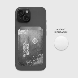 Картхолдер Magsafe магнитный My Chemical Romance - grey gradient вертикально - фото 2