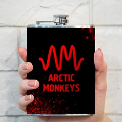 Фляга Arctic Monkeys - red gradient - фото 2
