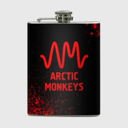 Фляга Arctic Monkeys - red gradient