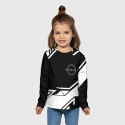 Детский лонгслив 3D Starfield геометрия - фото 2