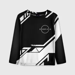 Детский лонгслив 3D Starfield геометрия