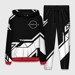 Женский костюм с толстовкой 3D Starfield геометрия