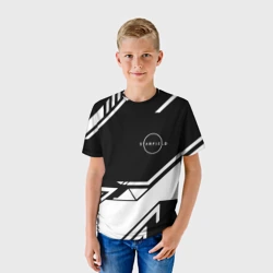 Детская футболка 3D Starfield геометрия - фото 2