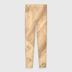 Леггинсы 3D Бежевая текстура каменная мрамор 