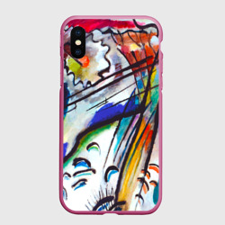 Чехол для iPhone XS Max матовый С художником Кандинский Импровизация 28