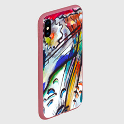 Чехол для iPhone XS Max матовый С художником Кандинский Импровизация 28 - фото 2