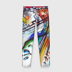 Детские леггинсы 3D С художником Кандинский Импровизация 28