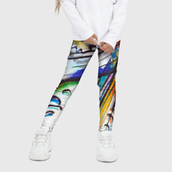 Детские леггинсы 3D С художником Кандинский Импровизация 28 - фото 2