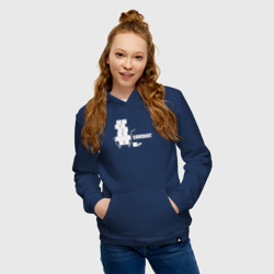 Женская толстовка хлопок Ковид идиот - фото 2