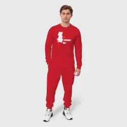 Мужской костюм хлопок Ковид идиот - фото 2