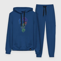 Женский костюм с толстовкой хлопок Scooby Doo - team the question mark