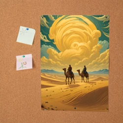 Постер В пустыне на верблюдах - фото 2