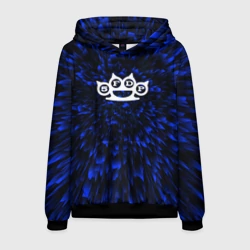 Мужская толстовка 3D Five Finger Death Punch blue energy