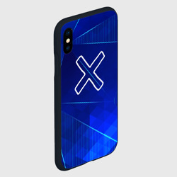 Чехол для iPhone XS Max матовый A Silent Voice blue poly - фото 2