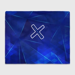 Плед 3D A Silent Voice blue poly