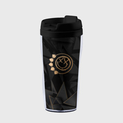 Термокружка-непроливайка Blink 182 golden poly