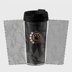 Термокружка-непроливайка Blink 182 golden poly - фото 2