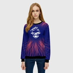 Женский свитшот 3D Goblin Slayer red energy - фото 2