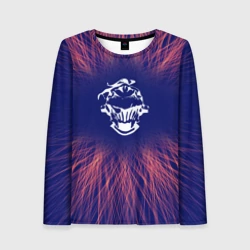 Женский лонгслив 3D Goblin Slayer red energy