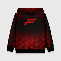 Детская толстовка 3D Forza Horizon red poly