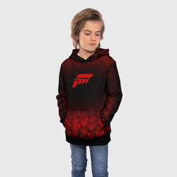 Детская толстовка 3D Forza Horizon red poly - фото 2