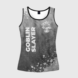 Женская майка 3D Goblin Slayer - grey gradient вертикально