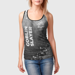 Женская майка 3D Goblin Slayer - grey gradient вертикально - фото 2