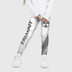 Детские леггинсы 3D Fallout - white gradient вертикально - фото 2