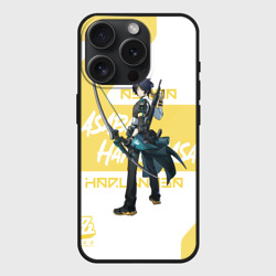 Чехол силиконовый для Apple iPhone 15 Pro матовый Асаба Харумаса - ZZZ