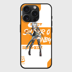 Чехол силиконовый для Apple iPhone 15 Pro матовый Солдат 0 Энби - ZZZ