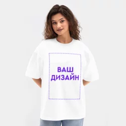 Женская футболка Oversize хлопок texturеhttps://storage.vsemayki.ru/images/0/3/3912/3912597/previews/people_11_tshirt_oversize_woman_pike_front_white_250.webp
