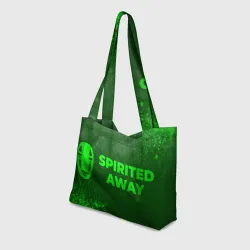 Пляжная сумка 3D Spirited Away - green gradient по-горизонтали - фото 2