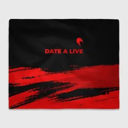 Плед 3D Date A Live - red gradient посередине