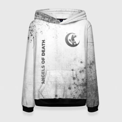 Женская толстовка 3D Angels of Death - white gradient вертикально