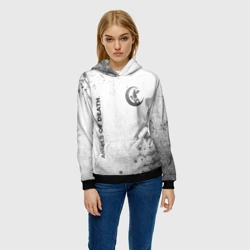 Женская толстовка 3D Angels of Death - white gradient вертикально - фото 2