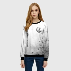 Женский свитшот 3D Angels of Death - white gradient вертикально - фото 2