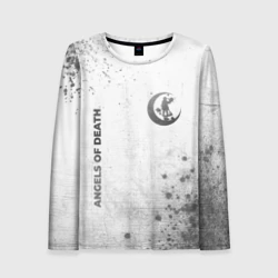 Женский лонгслив 3D Angels of Death - white gradient вертикально