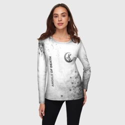 Женский лонгслив 3D Angels of Death - white gradient вертикально - фото 2