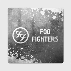Магнит виниловый Квадрат Foo Fighters - grey gradient по-горизонтали