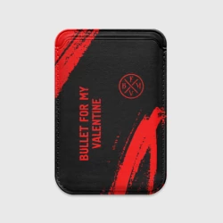 Картхолдер Magsafe магнитный Bullet For My Valentine - red gradient вертикально