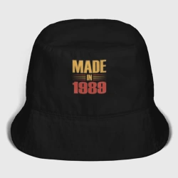 Мужская панама хлопок Сделано в 1989 сепия