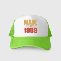 Кепка тракер с сеткой Сделано в 1989 потертость