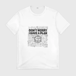 Мужская футболка 3D Chaotic dumb revers card