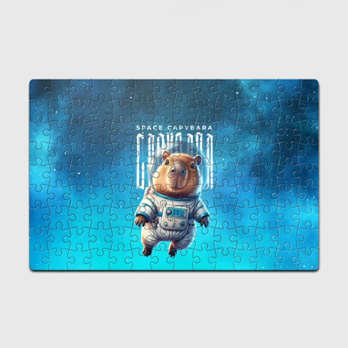 Головоломка Пазл магнитный 126 элементов Space capybara