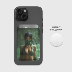 Картхолдер Magsafe магнитный Jade мортал комбат - фото 2