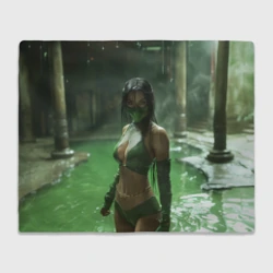 Плед 3D Джейд в кислоте